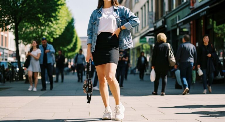 Stylizacje z czarną mini od streetwearu do wieczorowego looku